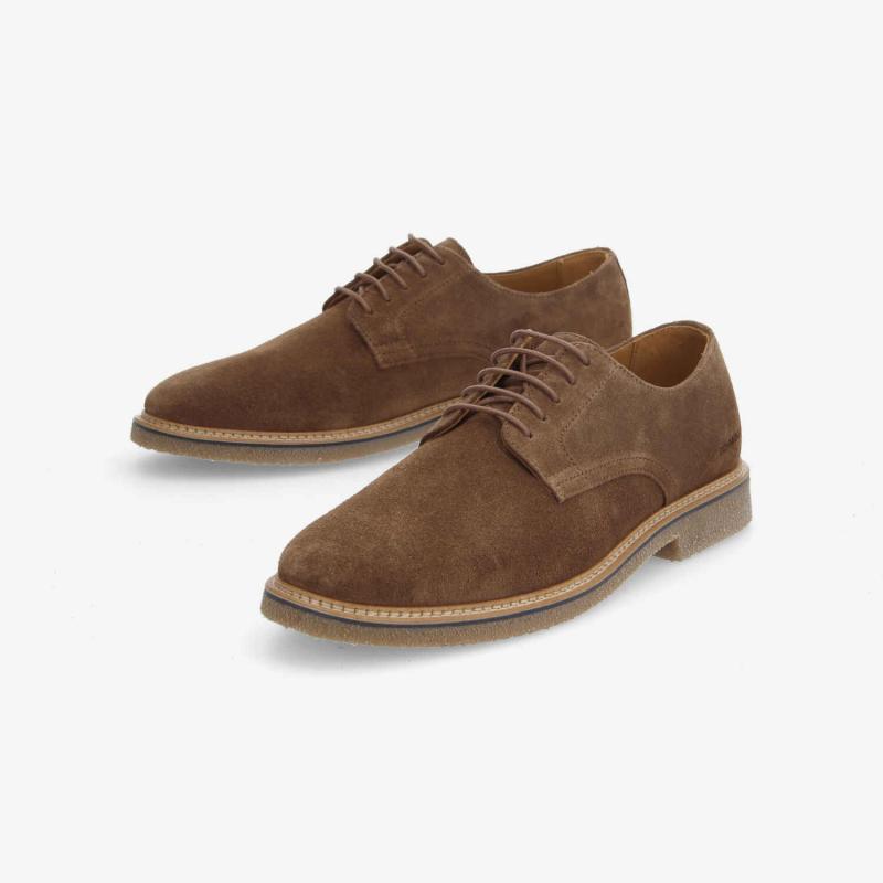 DUBLIN DERBY M - SUEDE - MARRON